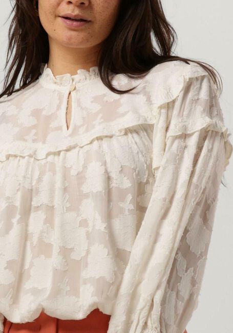 Witte SUMMUM Blouses BLOUSE VISCOSE JACQUARD - large