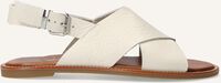 Witte TANGO Platte sandalen TYRA - medium