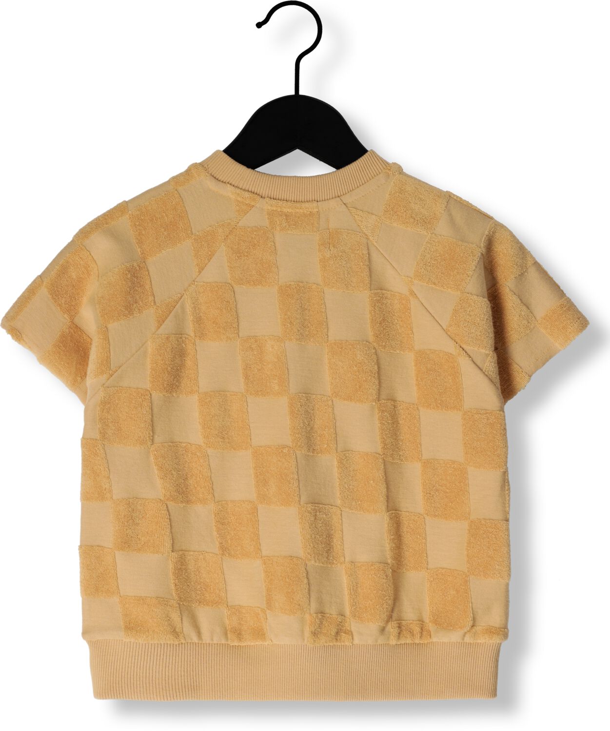 Sproet & Sprout Jongens Polo's & T-shirts Raglan Sweatshirt Terry Blocks Cognac