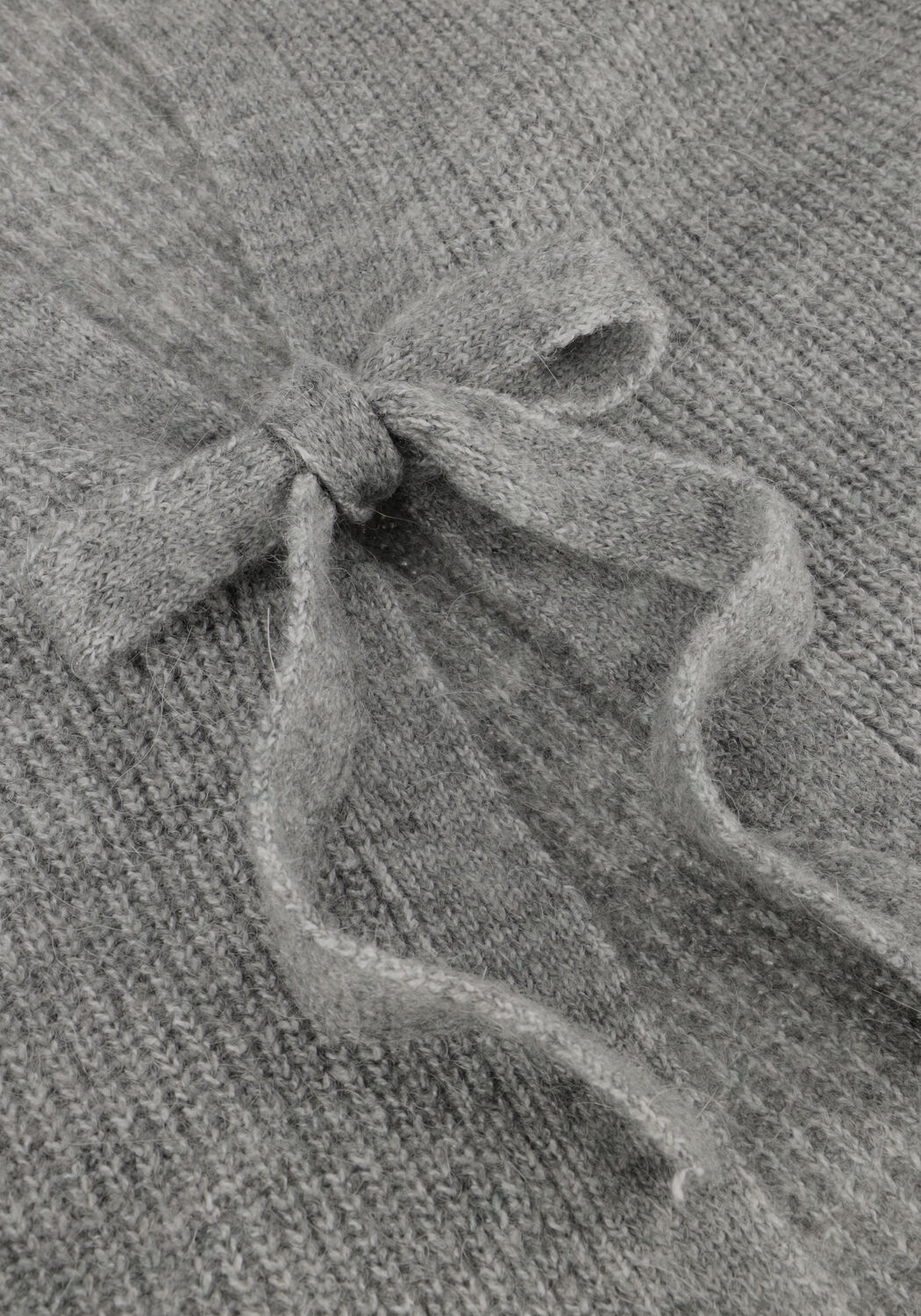 Grijze OBJECT Vest OBJPARVI KNIT CARDIGAN - large