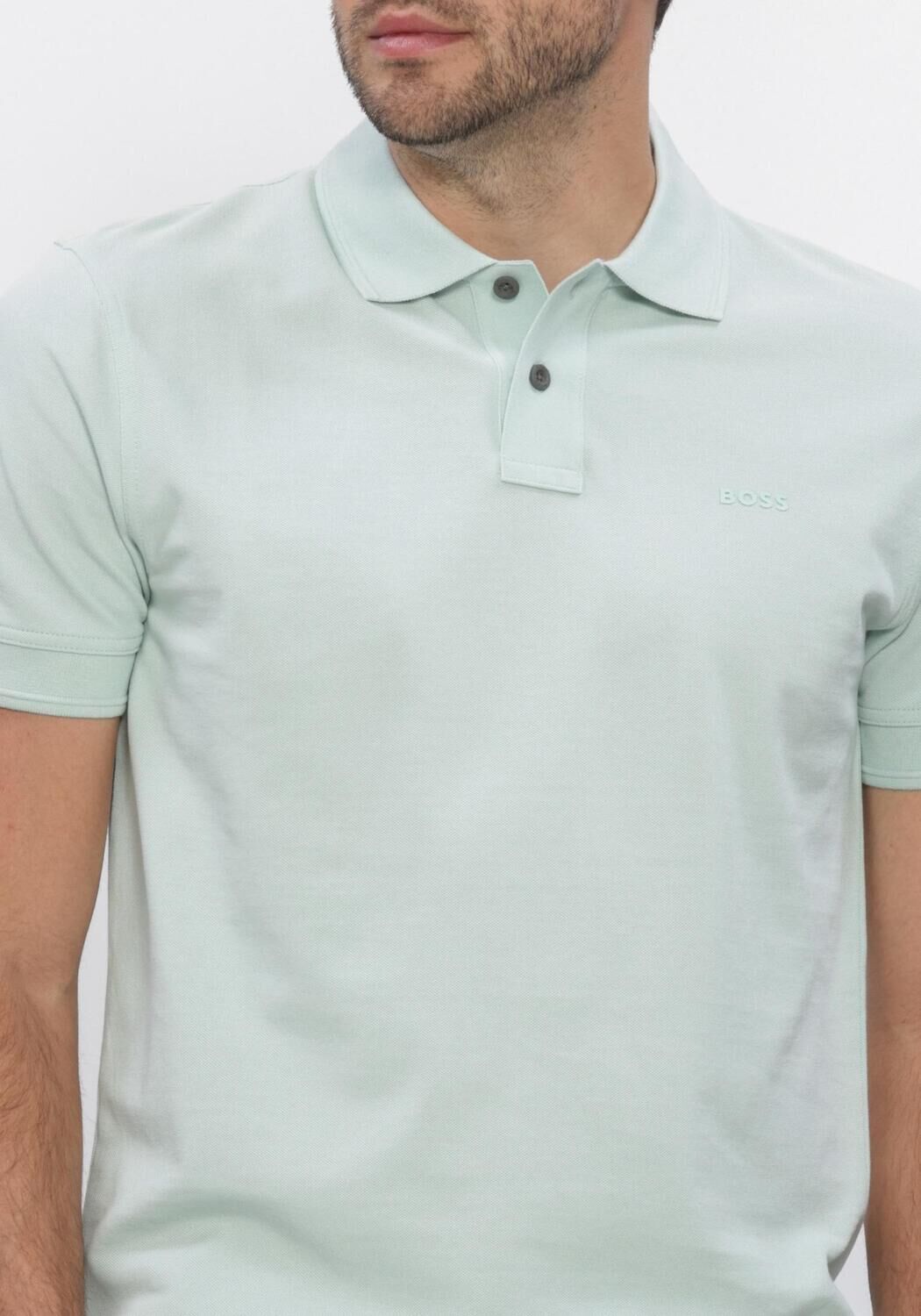 Groene BOSS ORANGE Polo PRIME - large