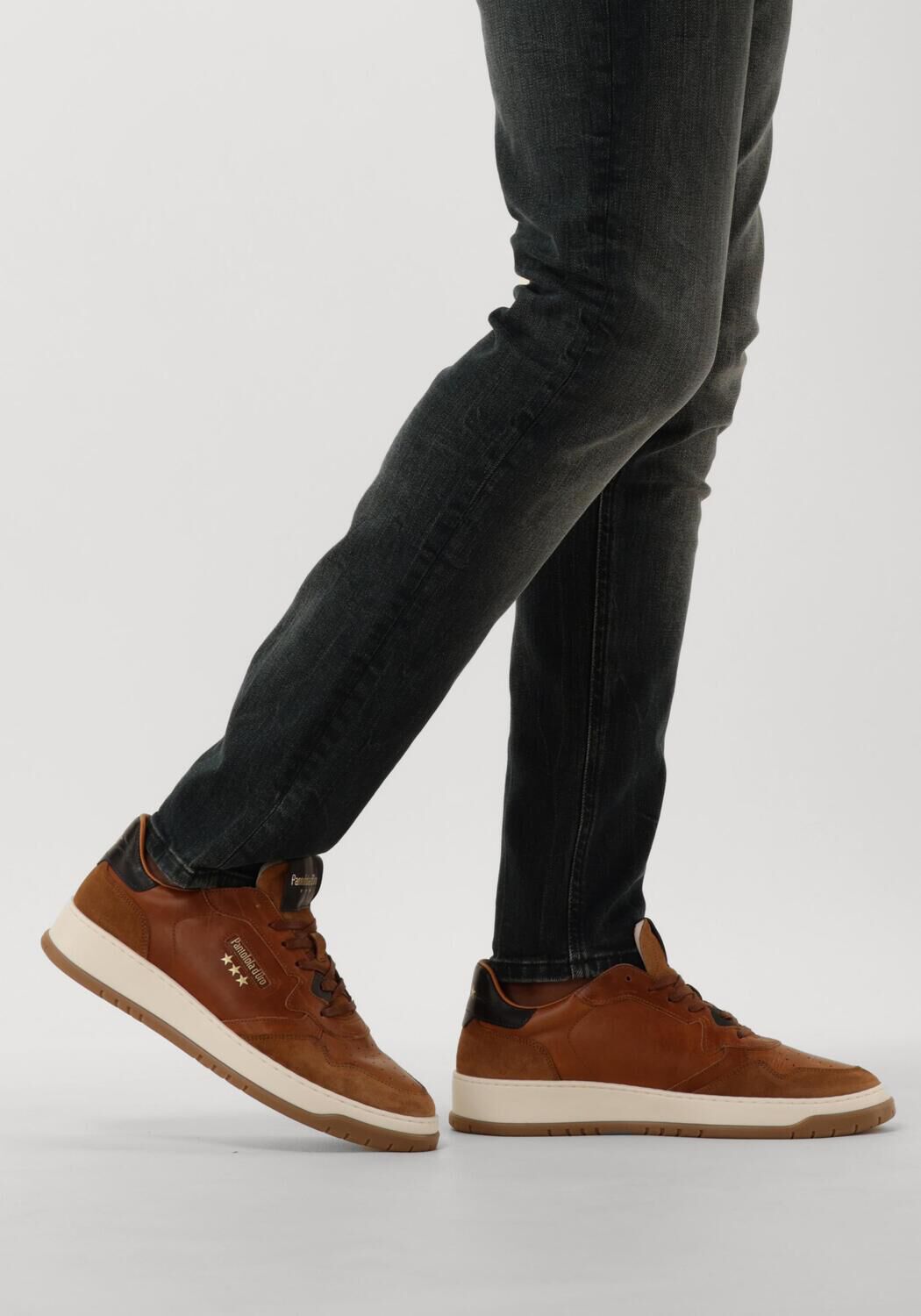 Cognac PANTOFOLA D'ORO Lage sneakers SIRMIONE LOW - large