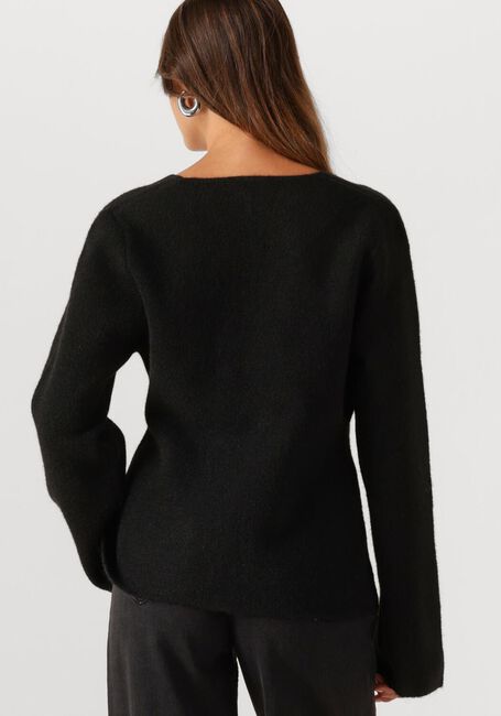 Zwarte NEO NOIR Vest MARIE LOUISE KNIT CARDIGAN - large
