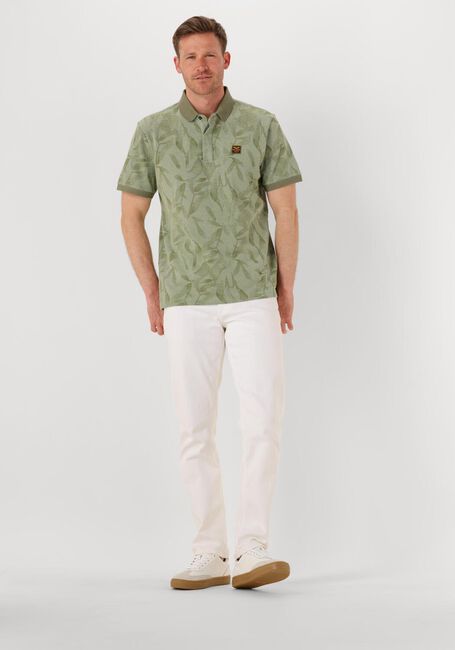 Groene PME LEGEND Polo TWO TONE PIQUE PRINTED - large