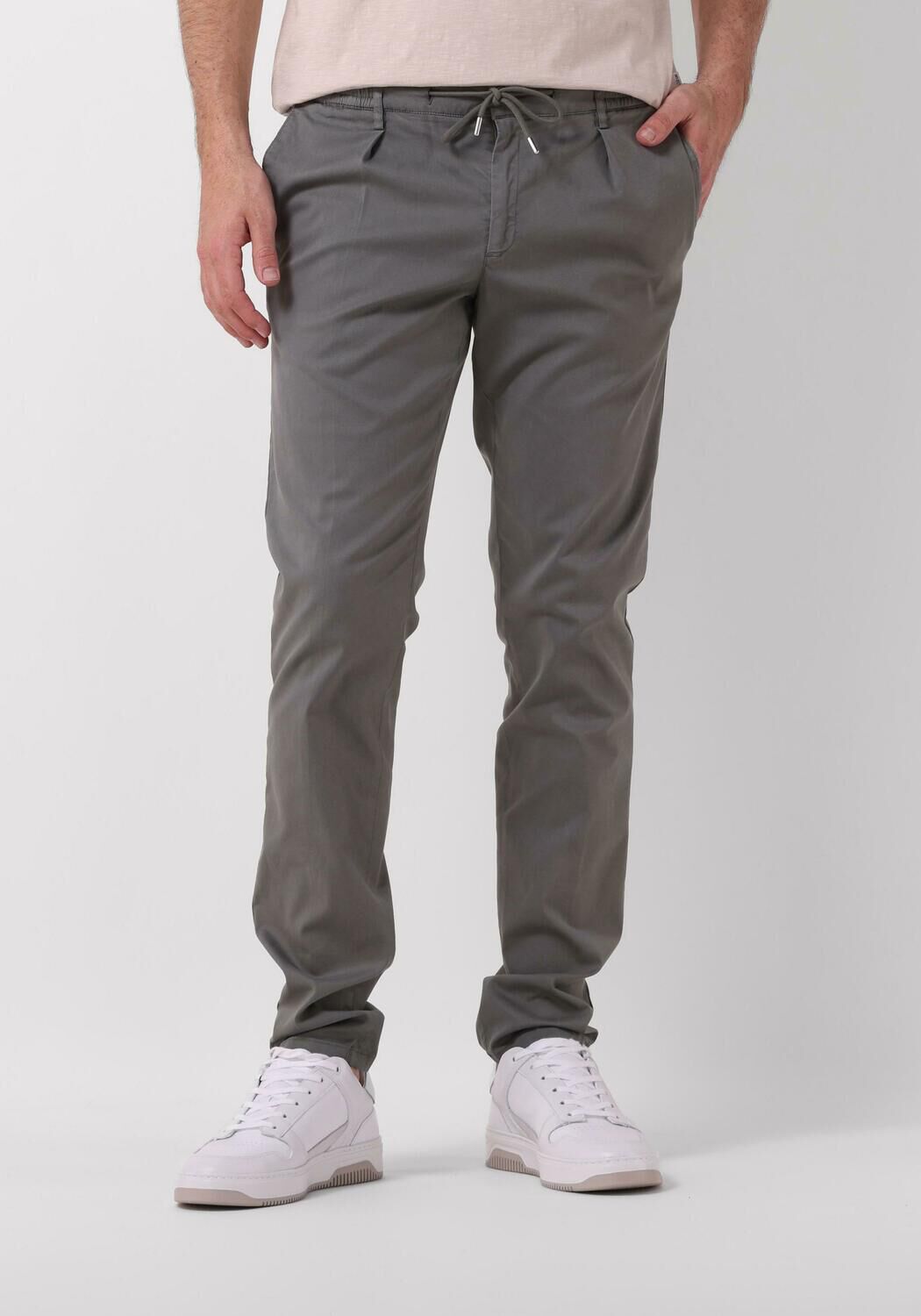 PROFUOMO Heren Broeken Trousers 842 Sportcord Groen