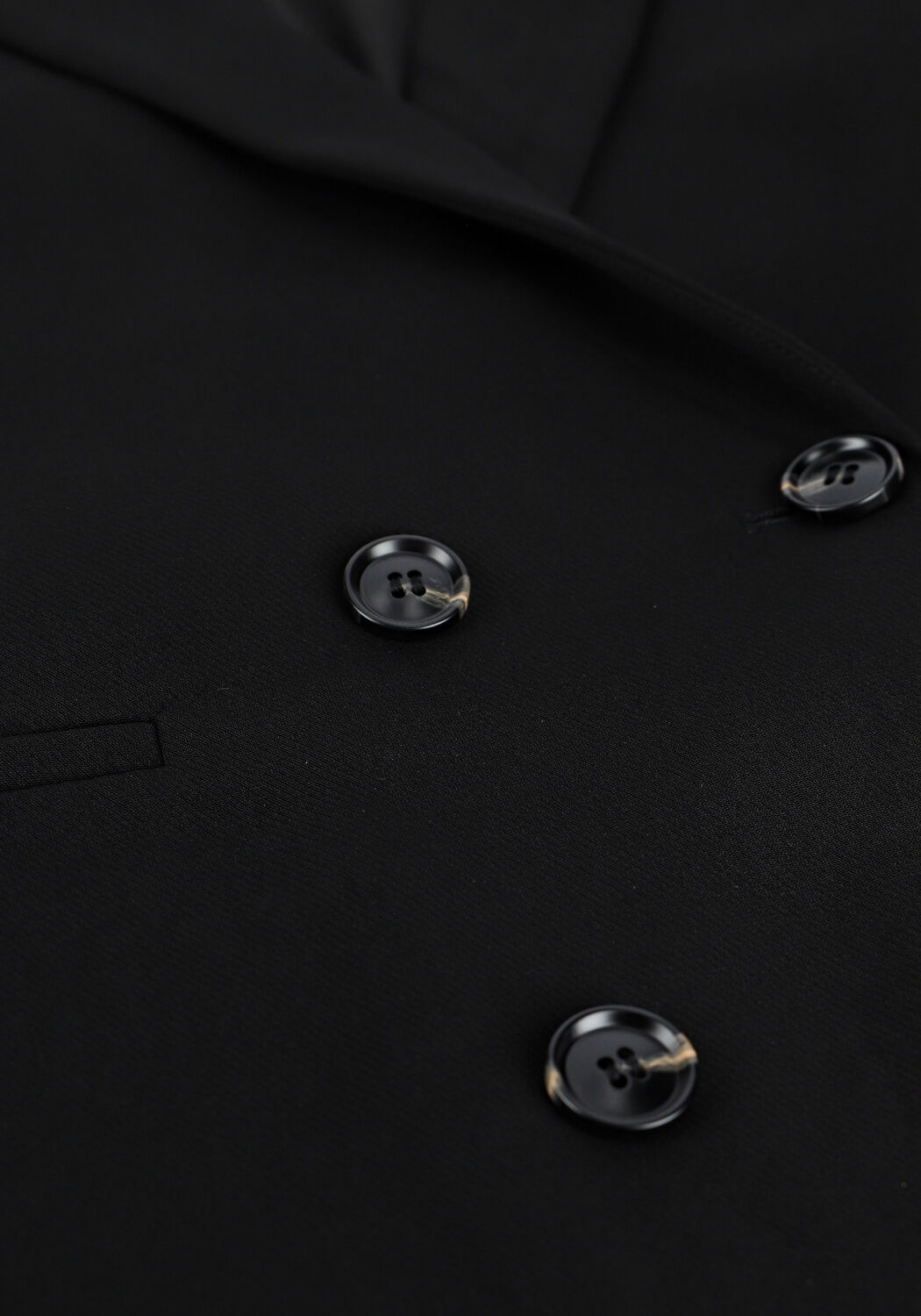 Zwarte NEO NOIR Gilet LARA STRUCTURE WAISTCOAT - large