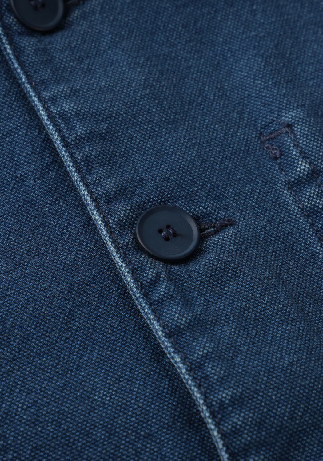 Blauwe AMERICAN VINTAGE Overshirt COMOW - large