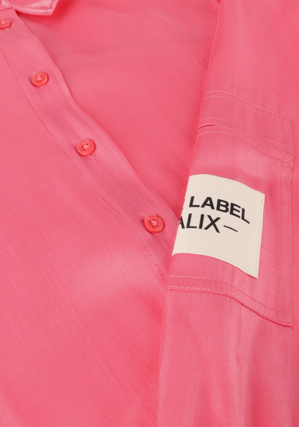 Koraal ALIX THE LABEL Blouses LADIES WOVEN SHINY SATIN BLOUSE - large