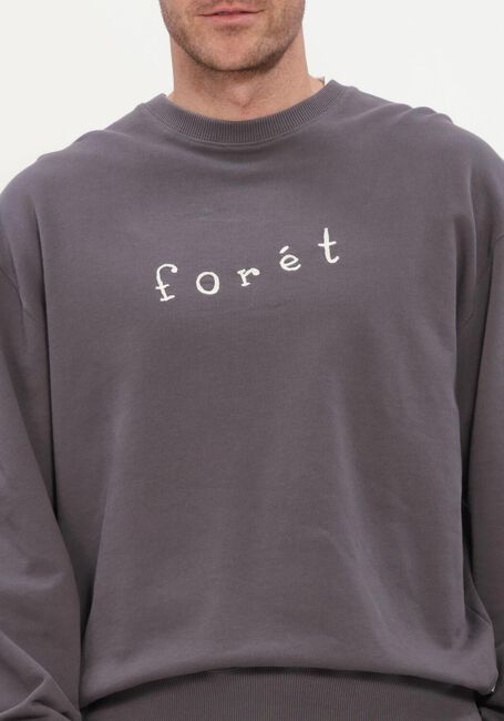 Grijze FOR&Eacute;T Sweater ROPE SWEATSHIRT - large