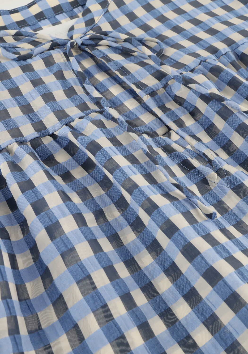 Blauwe LEVETE ROOM Blouses ANEMONE 2 - large