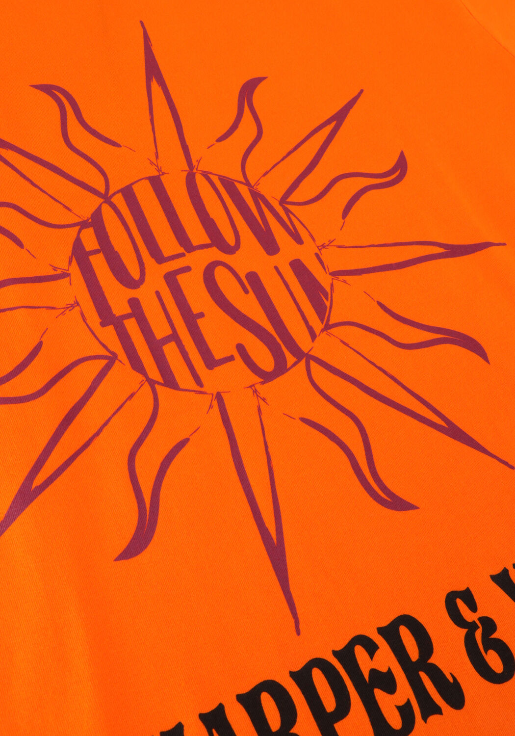 Oranje HARPER & YVE T-shirt FOLLOWTHESUN-SS - large
