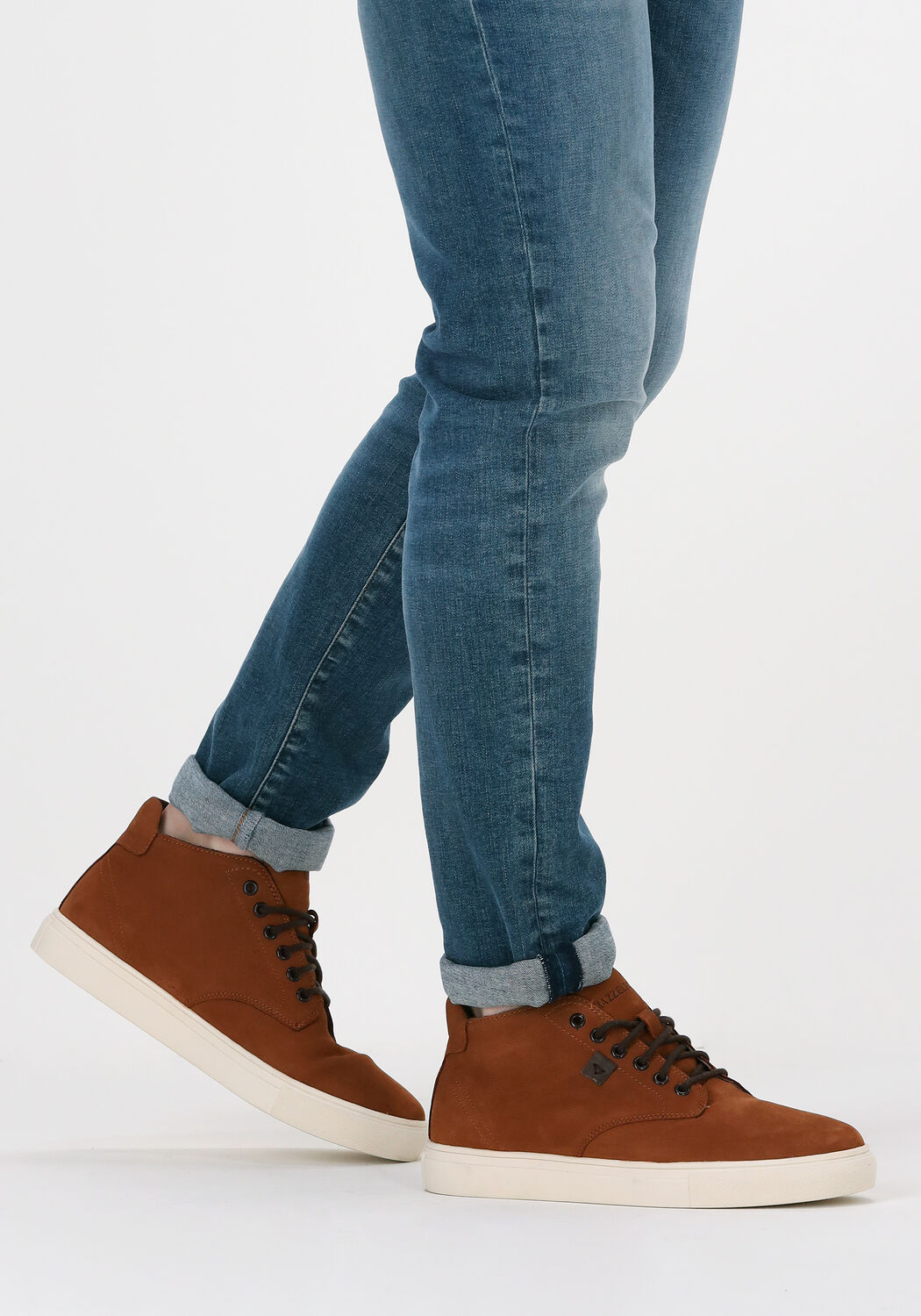 Cognac MAZZELTOV Lage sneakers 108916 - large