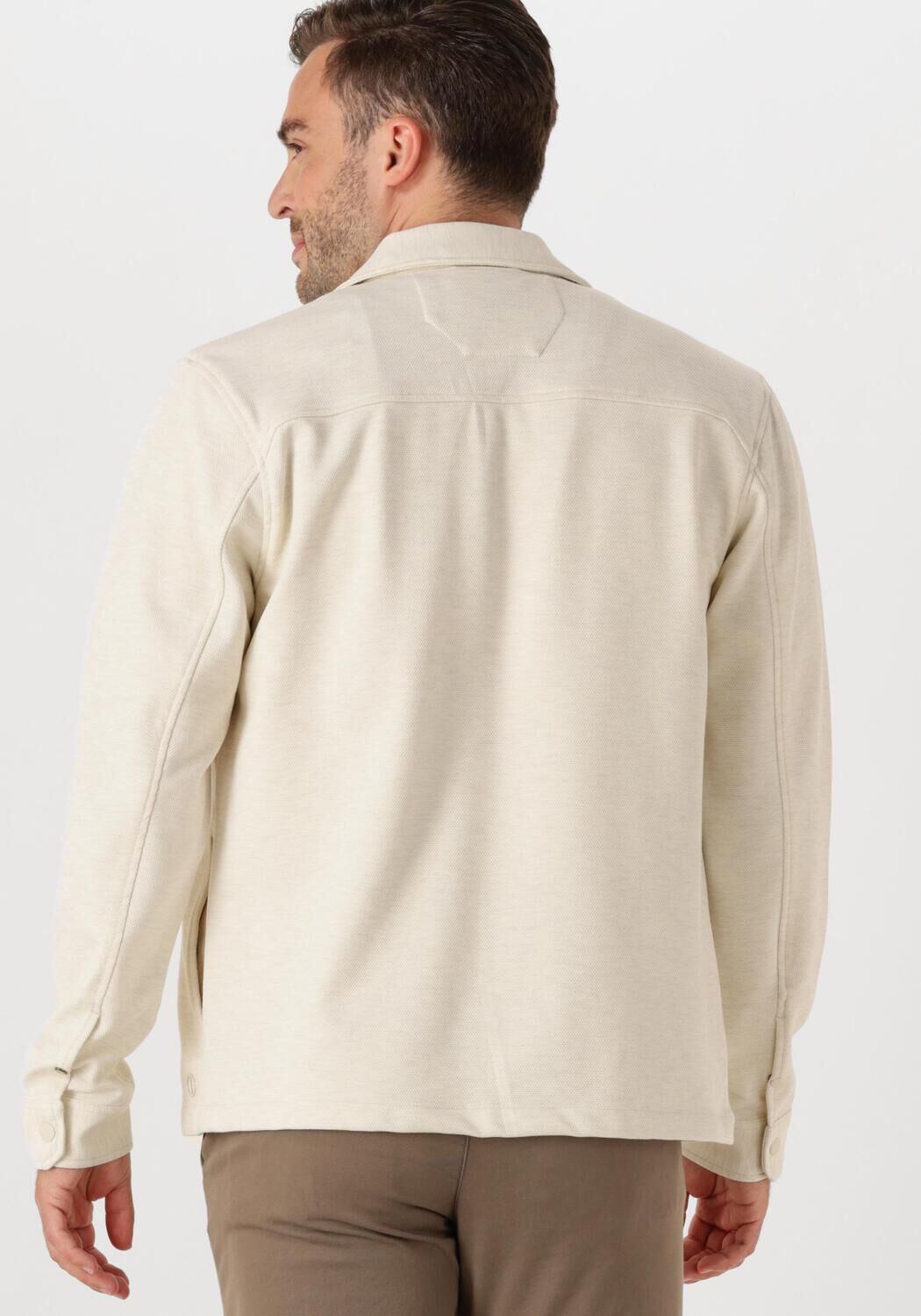 DSTREZZED Heren Overshirts Pike Overshirt Ecru
