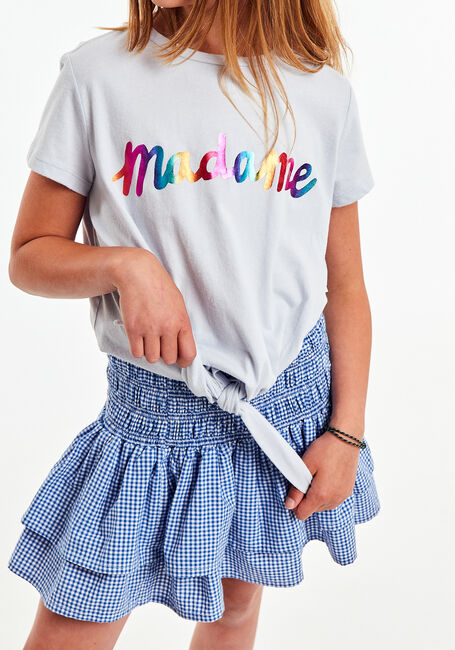 Blauwe AO76 T-shirt TILLY Y-SHIRT MADAME - large