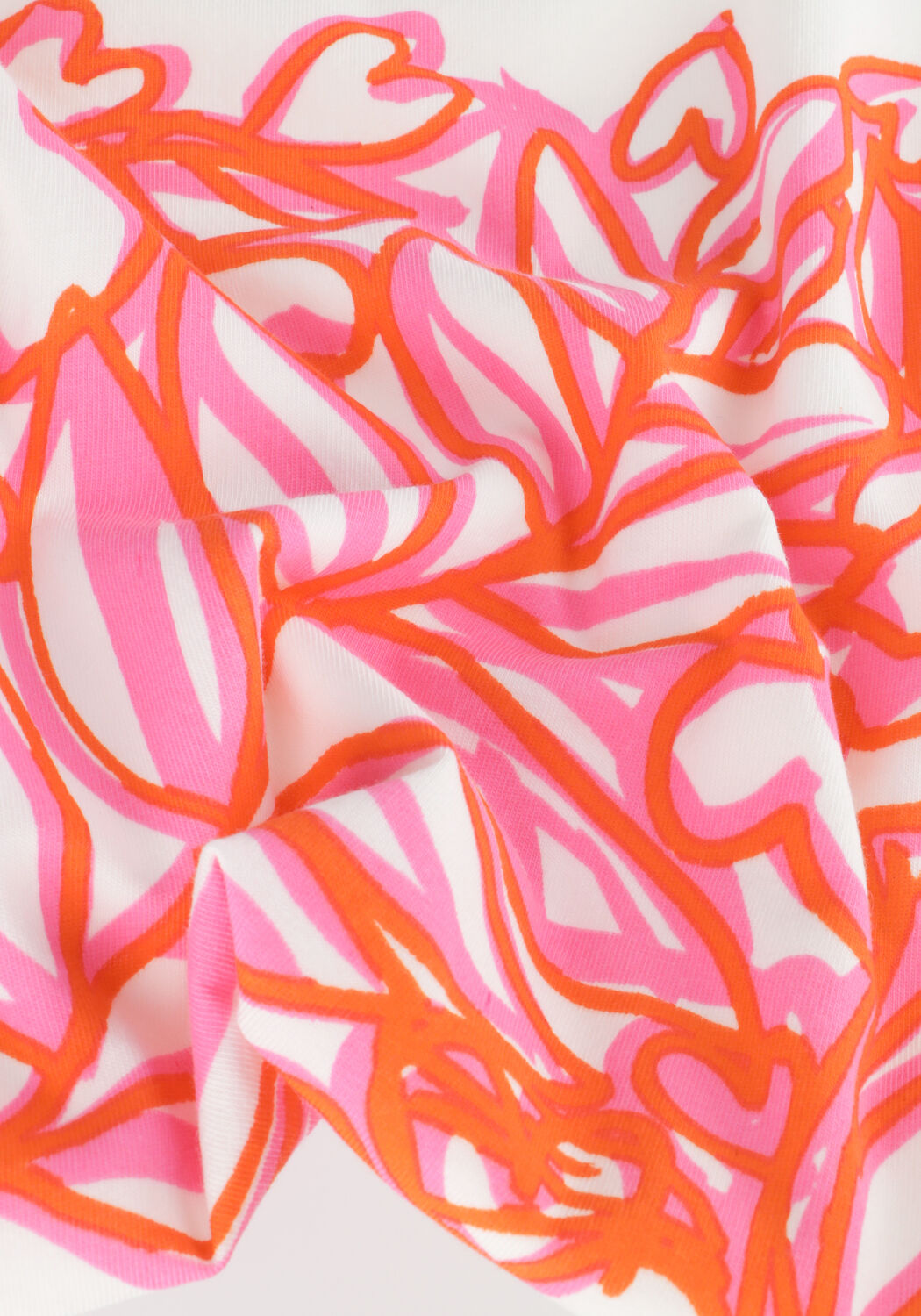 Ecru FABIENNE CHAPOT T-shirt FAY BLOOM PINK T-SHIRT - large