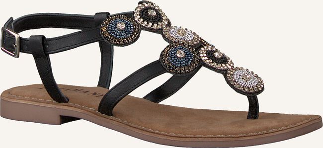 Zwarte LAZAMANI Platte sandalen 75.607 Zwarte LAZAMANI Platte sandalen 75.607 - large