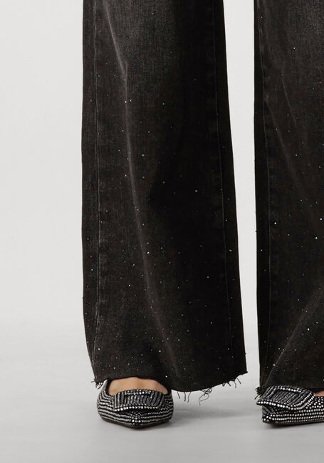 Zwarte CATWALK JUNKIE Straight leg jeans LOOSE FIT JEANS WITH METALLIC STRASS - large