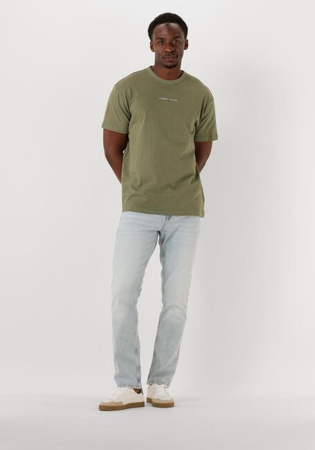 Groene TOMMY JEANS T-shirt TJM RLX LINEAR LOGO TEE - large