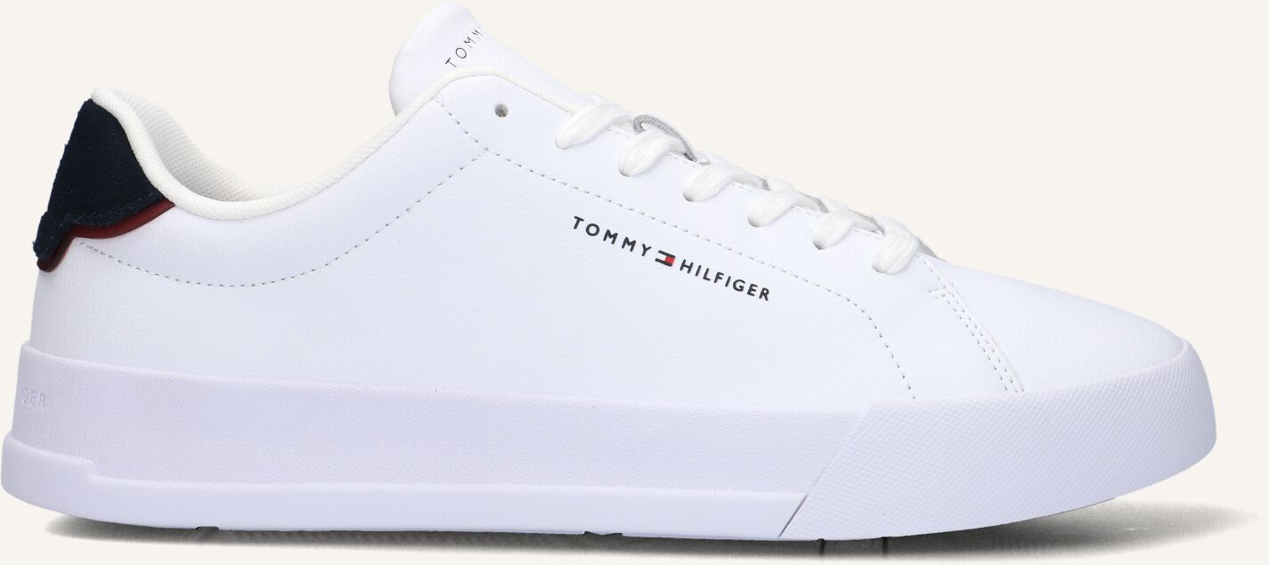 Witte TOMMY HILFIGER Lage sneakers COURT ESSENTIAL | Omoda