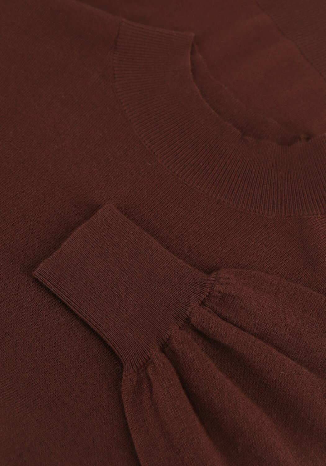 Bruine SUMMUM Trui MOCK NECK SWEATER EXTRA FINE M - large