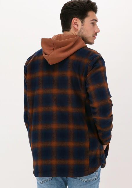 Donkerblauwe G-STAR RAW Overshirt CHECK ZIP REG OVERSHIRT - large