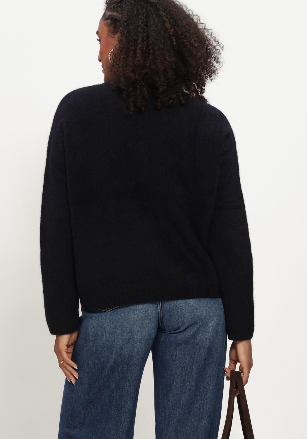 KNIT-TED Dames Truien & Vesten Kim Pullover Zwart