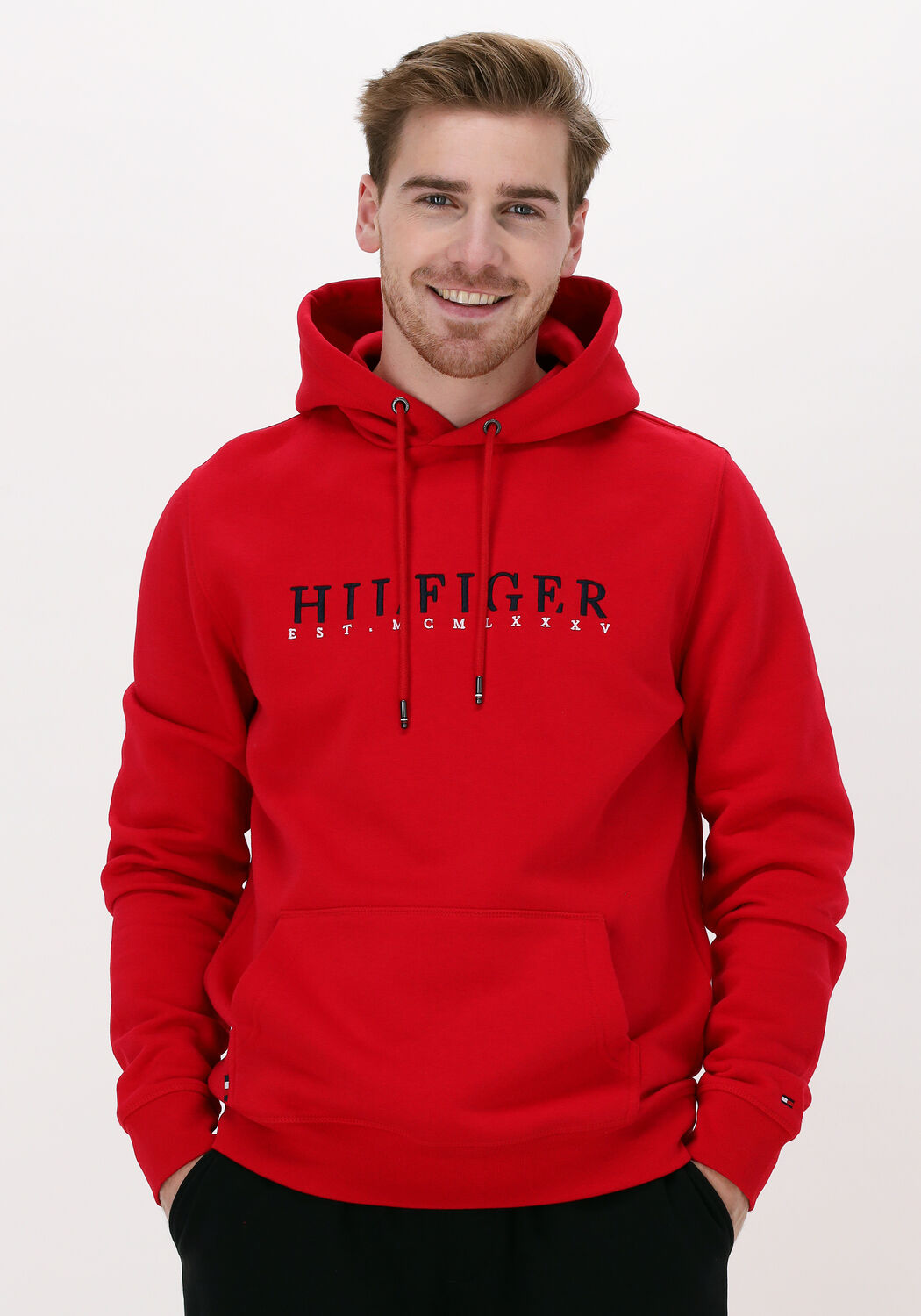 Tommy hilfiger shop rode hoodie
