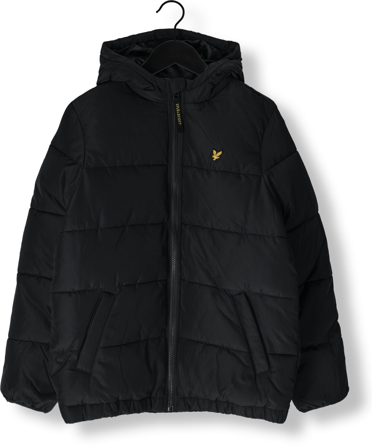 LYLE & SCOTT Jongens Jassen Quilted Puffer Coat Zwart