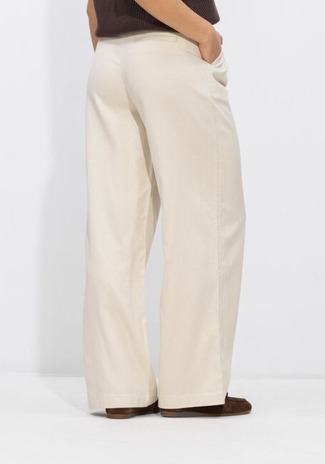 Ecru OBJECT Wijde broek OBJTUBA MW LO WIDE PANT - large