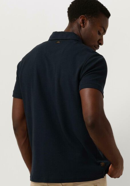 Blauwe PME LEGEND Polo SHORT SLEEVE POLO PIQUE - large