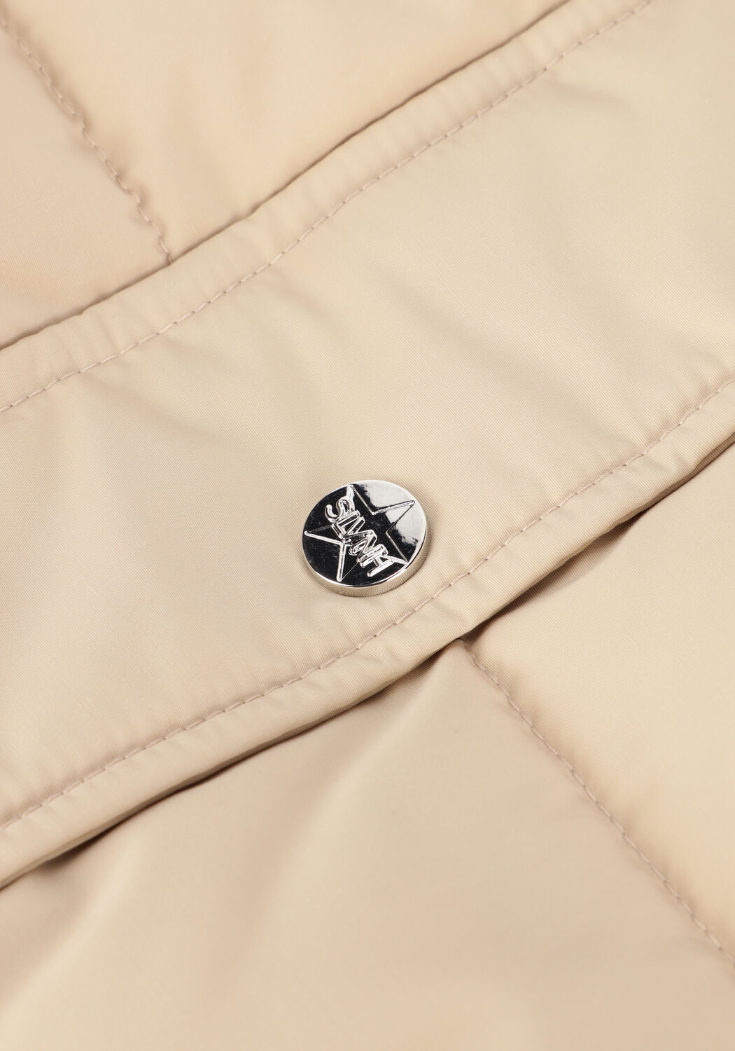 Beige SILVIAN HEACH Gewatteerde jas LONG DOWN JACKET IBAR - large