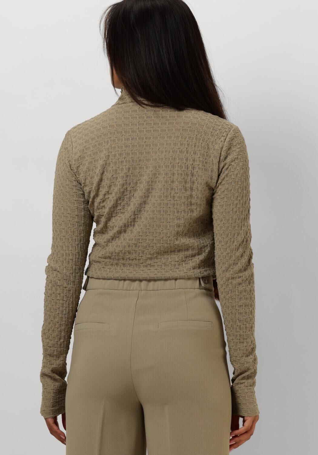 DANTE6 Dames Truien & Vesten Zane Structured Layering Top Groen