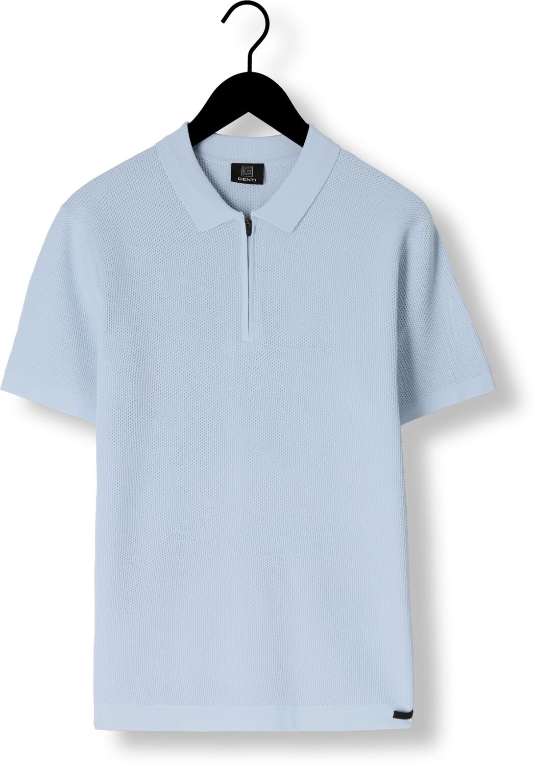 GENTI Heren Polo's & T-shirts K9119-1260 Lichtblauw