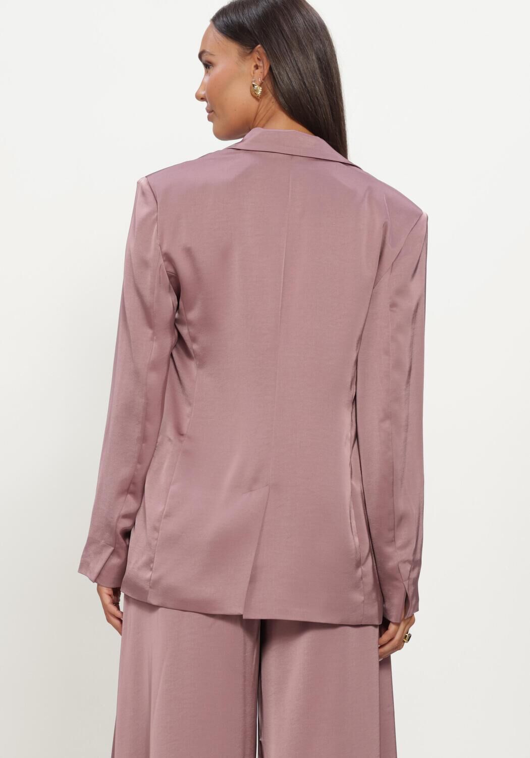 Paarse DANTE6 Blazers SEVIGNY RELAXED SATIN BLAZER - large