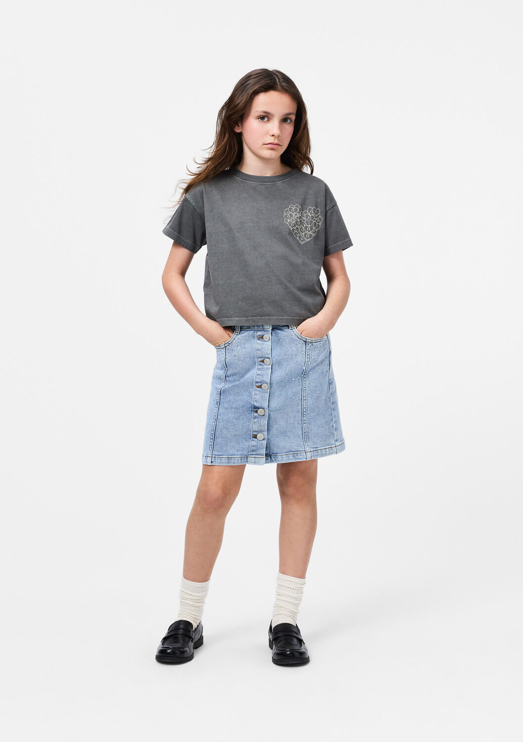 Lichtblauwe MOLO Minirok BERA - large