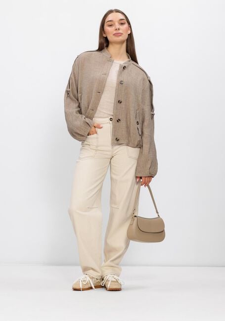 Taupe Y.A.S. Jack YASRINA LS JACKET - large