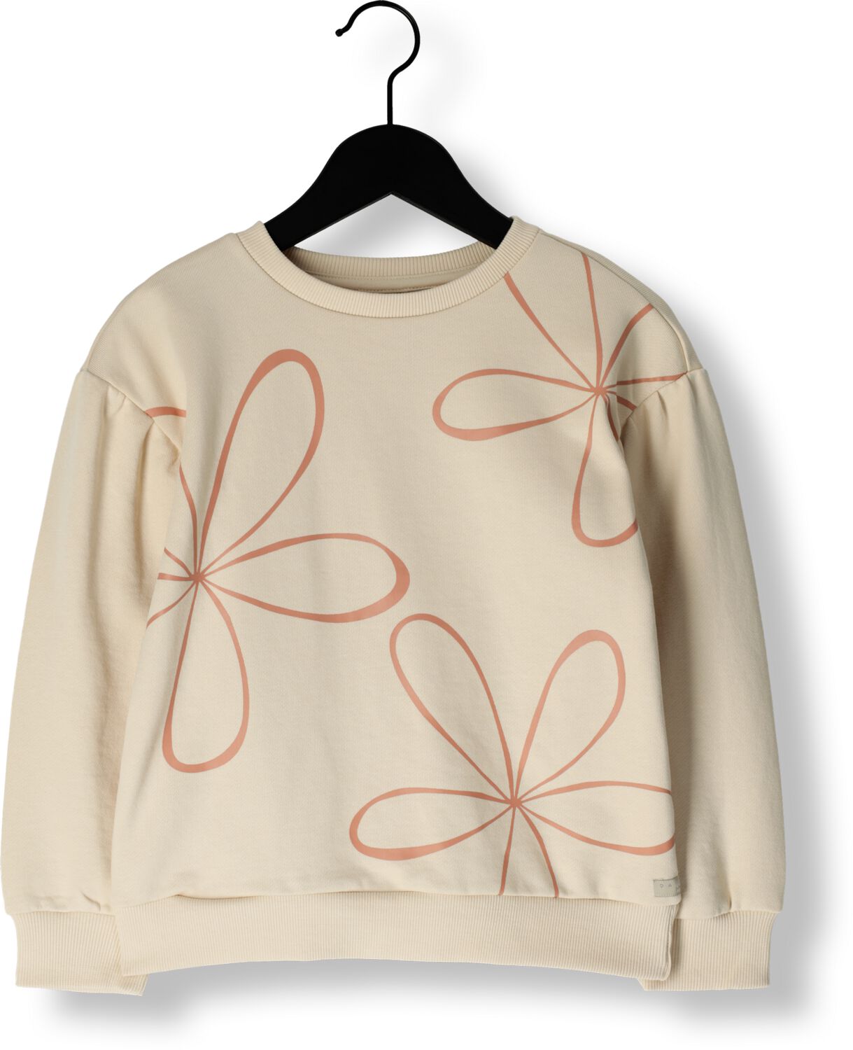 DAILY7 Meisjes Truien & Vesten Oversized Sweater Flower Ecru