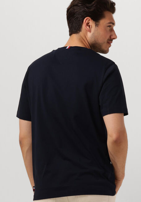 Donkerblauwe TOMMY HILFIGER T-shirt MONOTYPE SMALL CHEST PLACEMENT - large