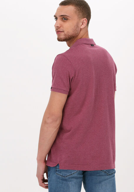 Bordeaux VANGUARD Polo SHORT SLEEVE POLO PIQUE STRETCH PEACHED - large