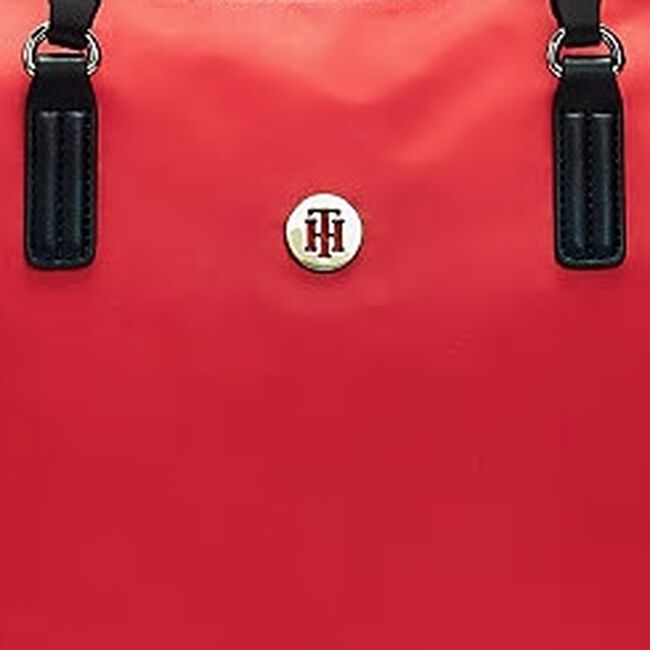 Rode TOMMY HILFIGER Shopper POPPE TOTE Rode TOMMY HILFIGER Shopper POPPE TOTE - large