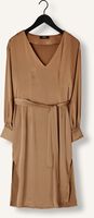 Bronzen SIMPLE Midi jurk WV-RC-POLY-23-1 Bronzen SIMPLE Midi jurk WV-RC-POLY-23-1 - medium