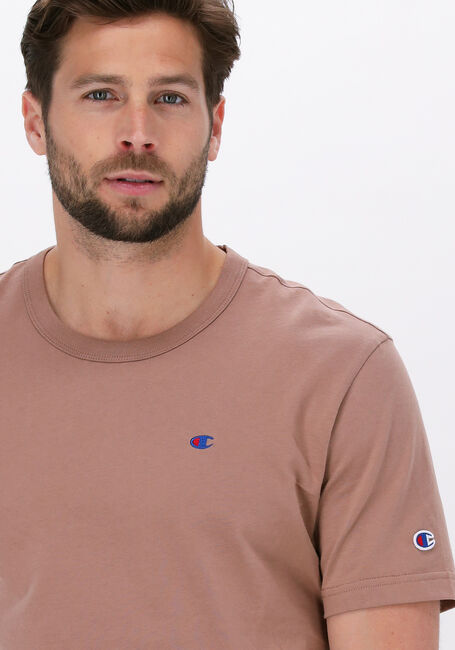 Bruine CHAMPION T-shirt CREWNECK T-SHIRT 216545 - large