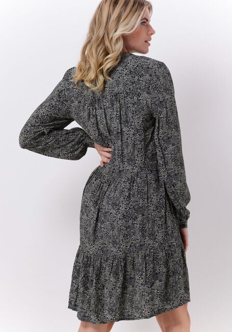 Zwarte BY-BAR Midi jurk NONO MEADOW DRESS - large