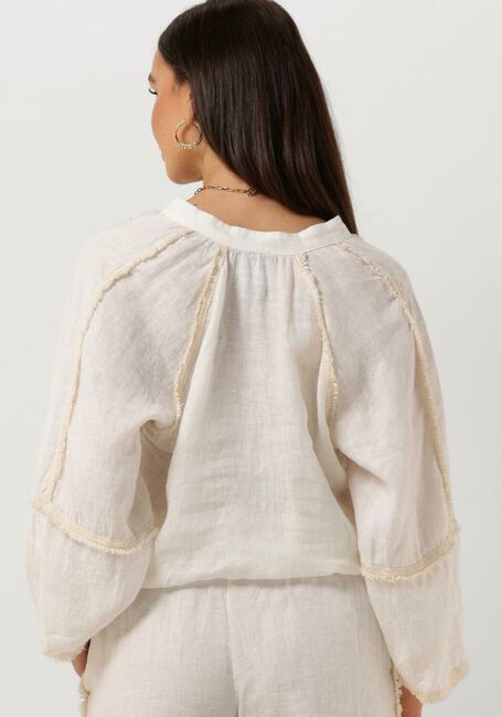 Witte ACCESS Blouses BLOUSE WITH V AND FRINGES - large
