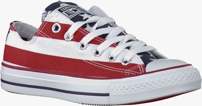 Witte CONVERSE Sneakers OX STARS & BARS - large
