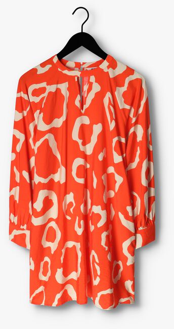 Koraal OBJECT Mini jurk JACIRA L/S SHORT DRESS 126 - large