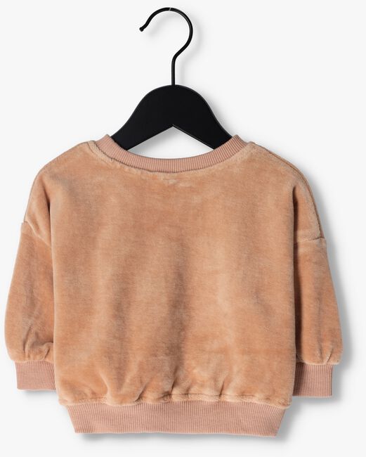 Lichtroze QUINCY MAE Trui VELOUR RELAXED SWEATSHIRT - large