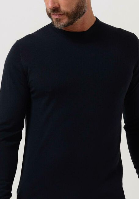 Donkerblauwe PROFUOMO Trui PULLOVER CREW NECK - large