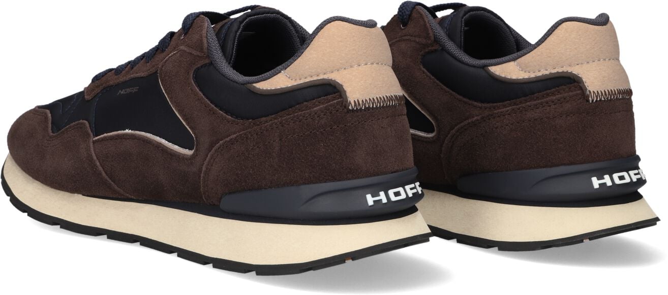 THE HOFF BRAND Heren Sneakers City Retro - Bruin, foto 3