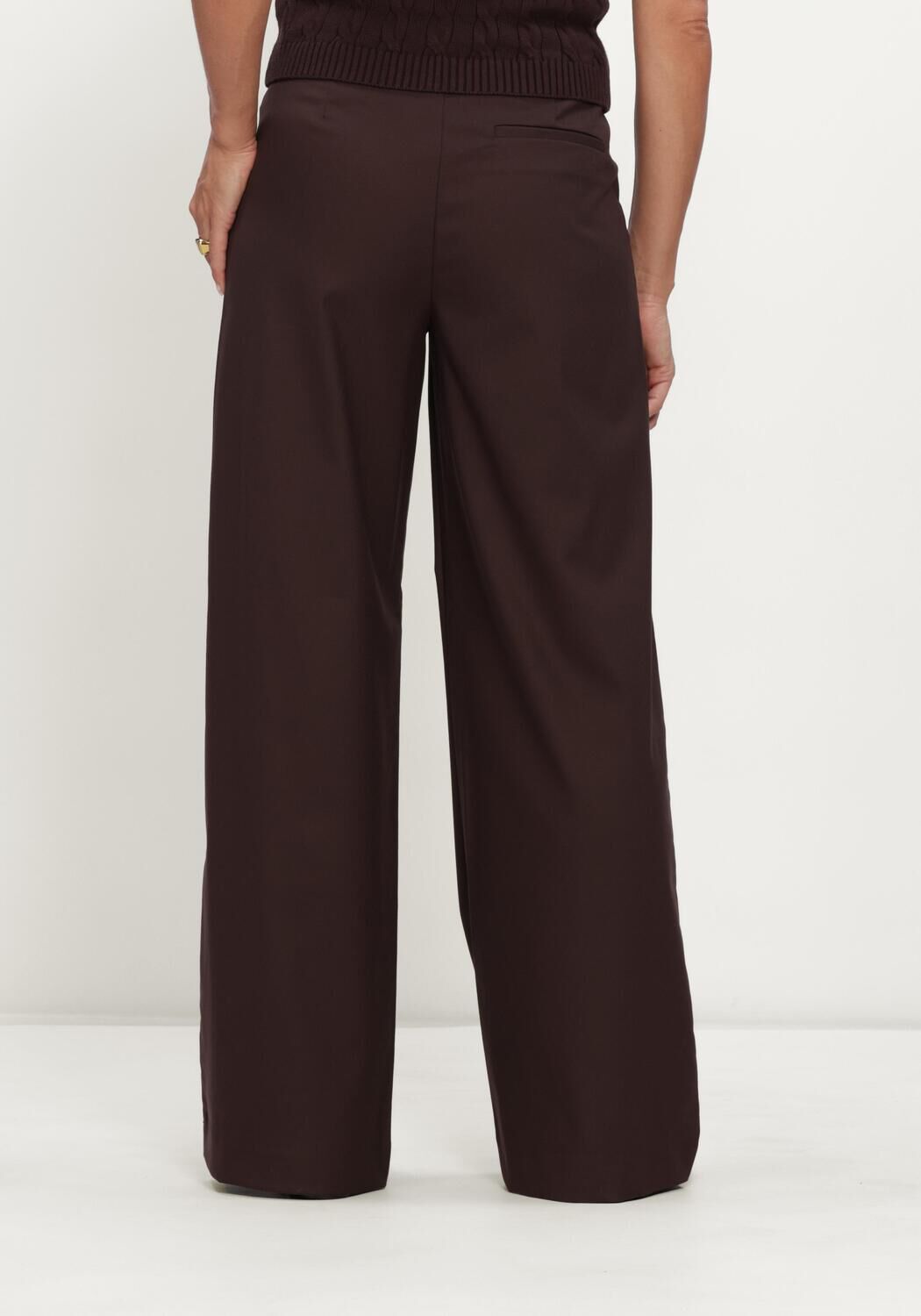 Bruine GESTUZ Pantalon GZPAULA MW WIDE PANTS - large